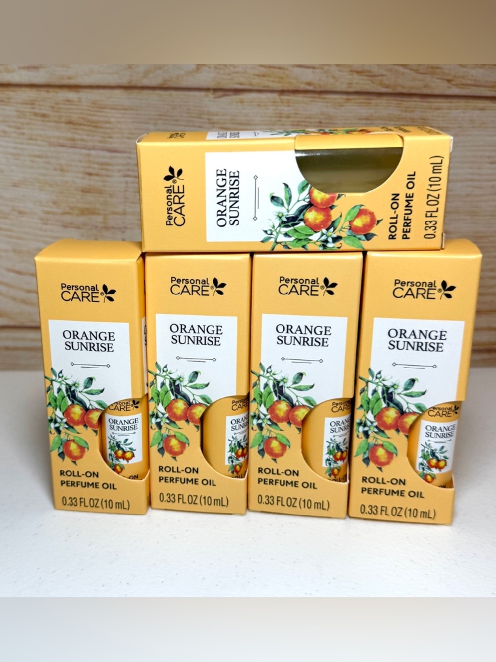 5-Orange Sunrise Roll-On Fragrance Oil 0.33 fl oz Each – Fresh Citrus Scent